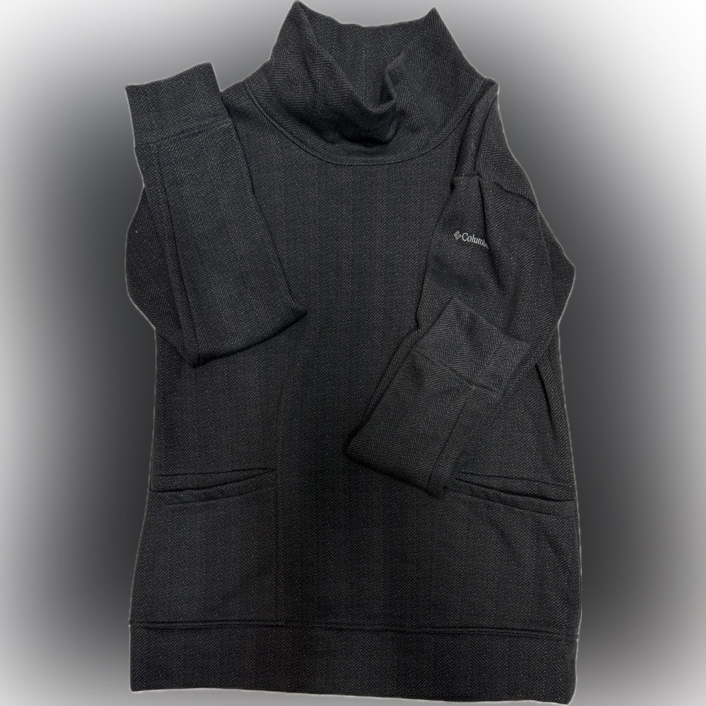 Columbia Women’s Charcoal Gray Turtleneck Sweater | Sz S